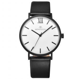 Mendozza Uhr MW-RB0400G-LL Le Blanc Herren Armbanduhr Schwarz Weiß